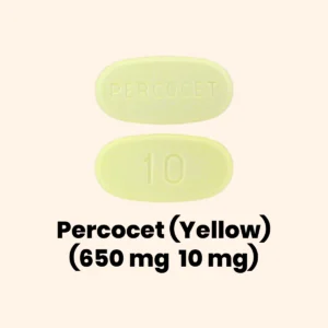 Buy Percocet Online as 10 mg Yellow For Sale Pain Medicine
